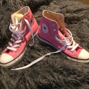 Pink High Top Converse
